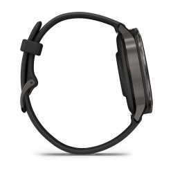 Garmin Venu 4 Išmanusis laikrodis 41 mm Slate / Black Silicone Band