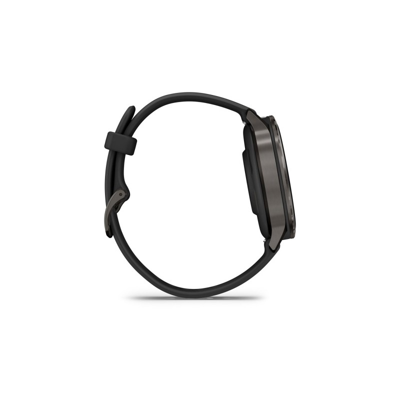 Garmin Venu 4 Išmanusis laikrodis 41 mm Slate / Black Silicone Band