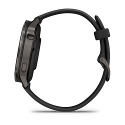 Garmin Venu 4 Išmanusis laikrodis 41 mm Slate / Black Silicone Band