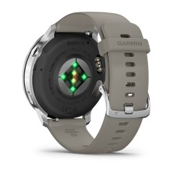 Garmin Venu 4 Išmanusis laikrodis 45 mm Silver / Silver Gray Silicone Band
