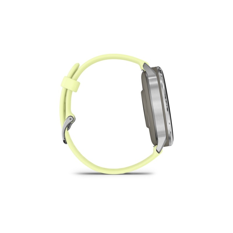 Garmin Venu 4 Išmanusis laikrodis 45 mm Silver / Citron Silicone Band