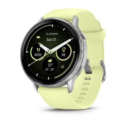 Garmin Venu 4 Išmanusis laikrodis 45 mm Silver / Citron Silicone Band