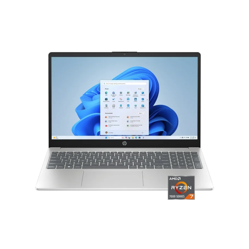 HP 15-fc0047 15.6'' FHD Touch AMD Ryzen 7 7730U 16GB 512GB SSD W11H, Natural Silver
