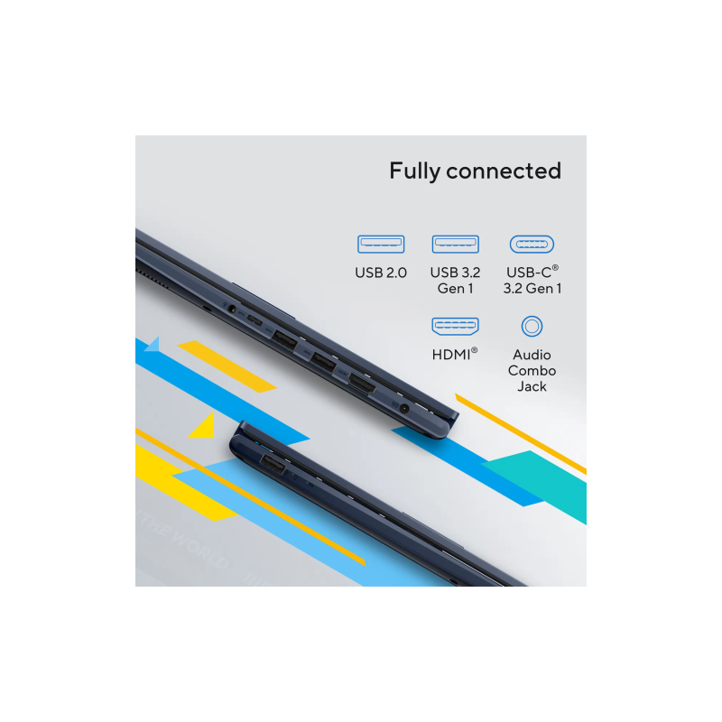 ASUS Vivobook 14 X1404VA-V14.I38128 14'' FHD Core i3-1315U 8GB 128GB SSD W11H in S Mode, Quiet Blue