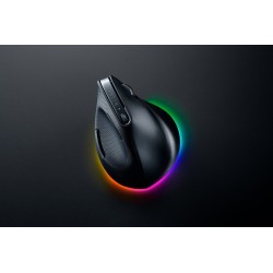 Razer Pro Click V2 Vertical Ergonomic Belaidė pelė RF Wireless+Bluetooth+USB-C, 30000 DPI, Juoda