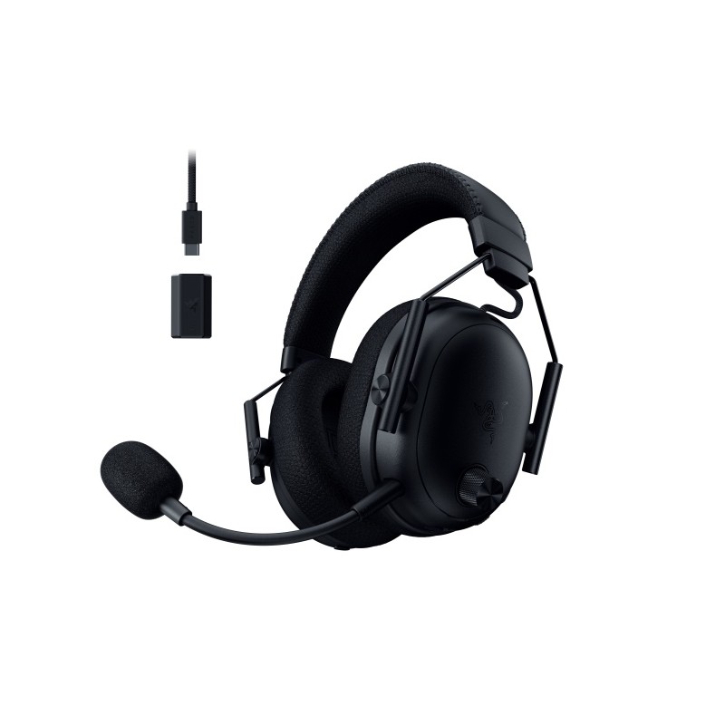 Razer BlackShark V3 Pro Belaidės žaidimų ausinės Bluetooth, USB-A, 3.5 mm jack, Juoda