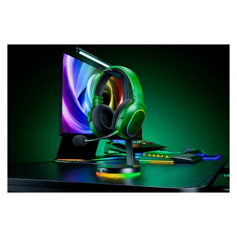 Razer Barracuda X Chroma Belaidės žaidimų ausinės, Bluetooth, Phantom Green Edition