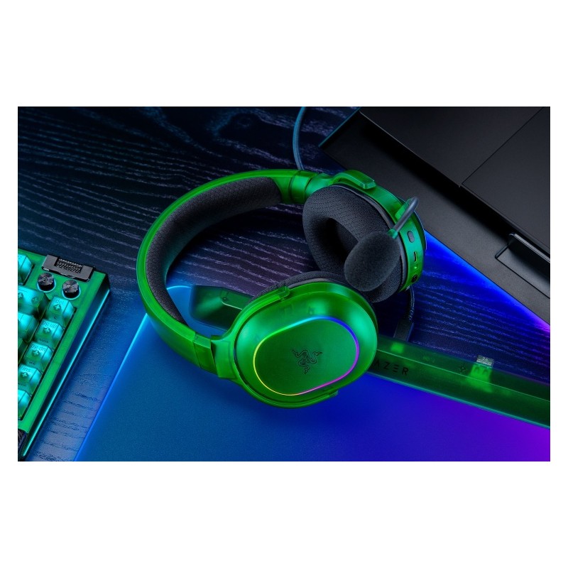 Razer Barracuda X Chroma Belaidės žaidimų ausinės, Bluetooth, Phantom Green Edition