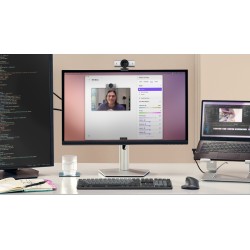 Logitech MX Brio Internetinė kamera, 8.5 MP, 4K Ultra HD 3840x2160, USB-C, Pale Gray