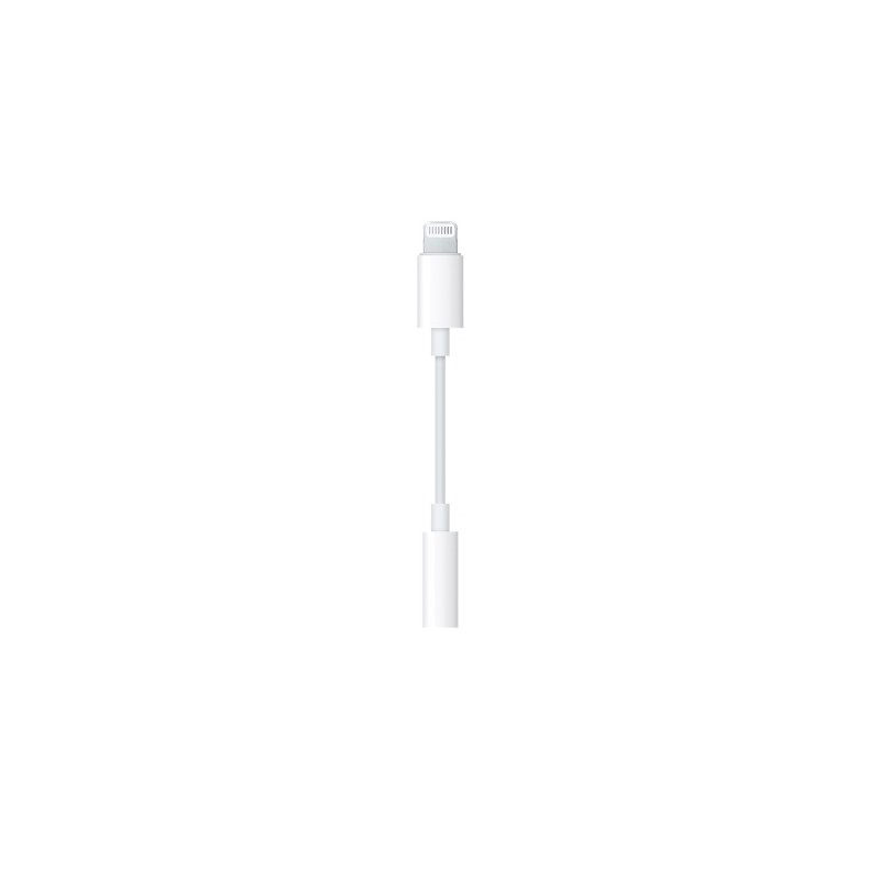 Apple Lightning to 3.5 mm Headphone Jack Adapteris, Balta