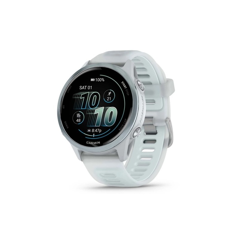 Garmin Forerunner 570 Išmanusis laikrodis 42mm Cloud Blue Aluminum/Translucent Whitestone/Cloud Blue