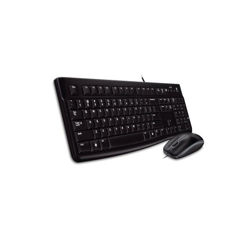 Klaviatūra laidinė Logitech MK120 Desktop USB - EER (RUS) (920-002561),  juoda