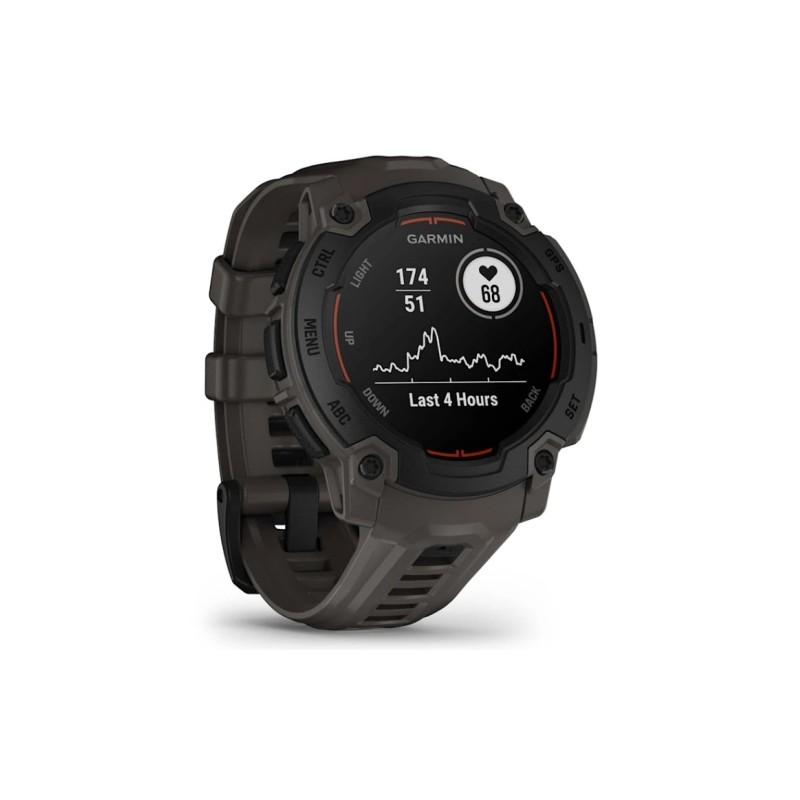 Garmin Instinct E Išmanusis laikrodis 45 mm Black with Charcoal Band