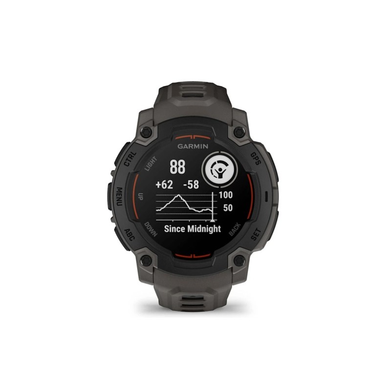 Garmin Instinct E Išmanusis laikrodis 45 mm Black with Charcoal Band