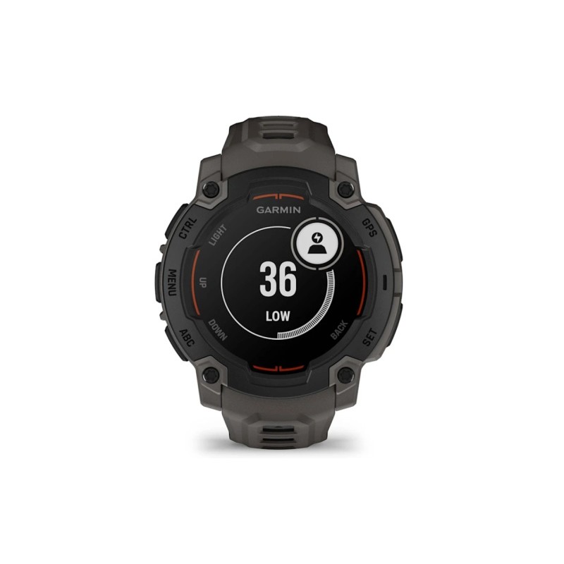 Garmin Instinct E Išmanusis laikrodis 45 mm Black with Charcoal Band