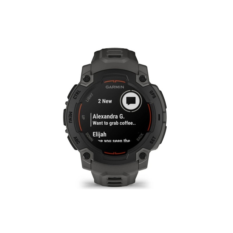 Garmin Instinct E Išmanusis laikrodis 45 mm Black with Charcoal Band