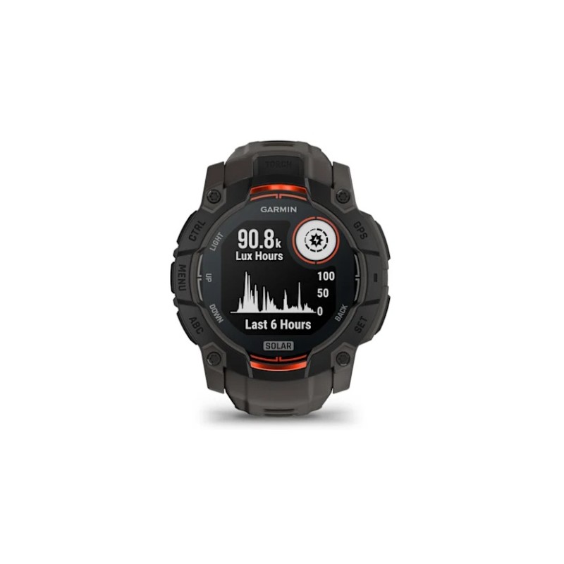 Garmin Instinct 3 Išmanusis laikrodis 50 mm, Solar, Black with Charcoal Band