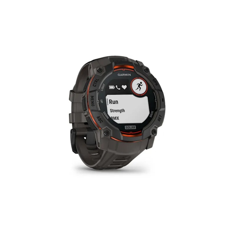 Garmin Instinct 3 Išmanusis laikrodis 50 mm, Solar, Black with Charcoal Band