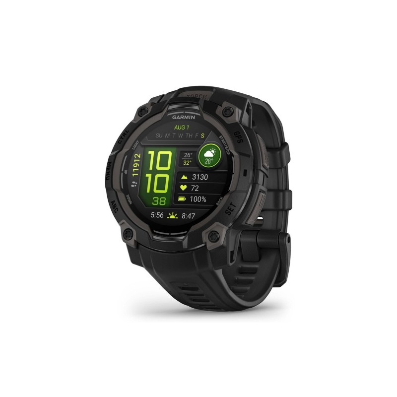 Garmin Instinct 3 Išmanusis laikrodis 45 mm AMOLED Black with Black Band