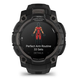 Garmin Instinct 3 Išmanusis laikrodis 45 mm AMOLED Black with Black Band