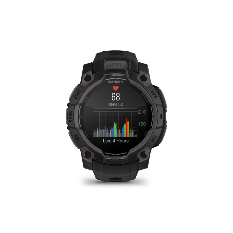 Garmin Instinct 3 Išmanusis laikrodis 45 mm AMOLED Black with Black Band
