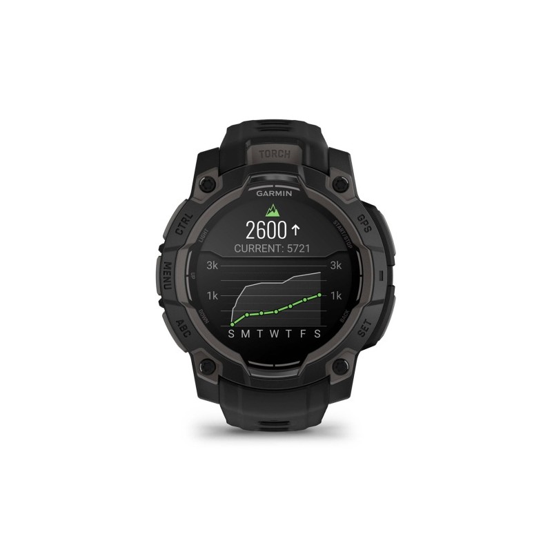 Garmin Instinct 3 Išmanusis laikrodis 45 mm AMOLED Black with Black Band