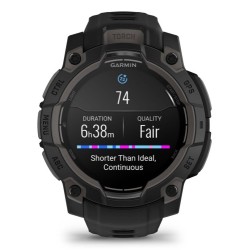 Garmin Instinct 3 Išmanusis laikrodis 45 mm AMOLED Black with Black Band