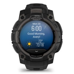 Garmin Instinct 3 Išmanusis laikrodis 45 mm AMOLED Black with Black Band