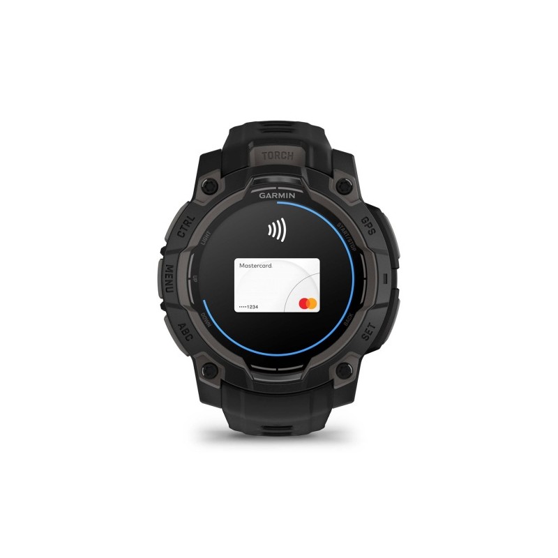 Garmin Instinct 3 Išmanusis laikrodis 45 mm AMOLED Black with Black Band