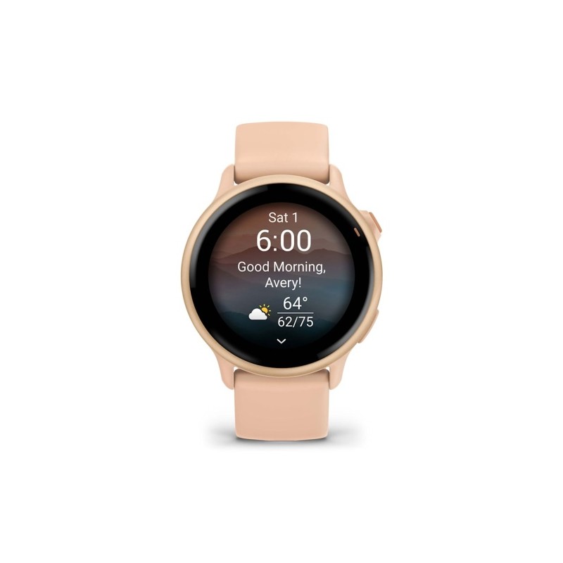 Garmin Vivoactive 6 Išmanusis laikrodis 30.4 Metallic Pink Dawn with Pink Dawn Band