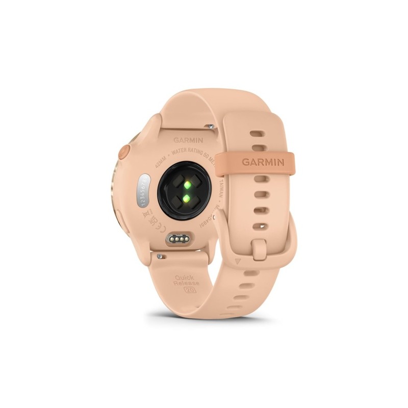 Garmin Vivoactive 6 Išmanusis laikrodis 30.4 Metallic Pink Dawn with Pink Dawn Band