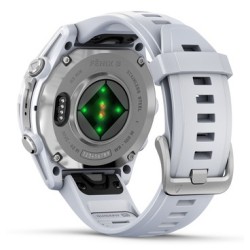 Garmin Fenix 8 Išmanusis laikrodis 43 mm AMOLED Silver with Whitestone silicone band