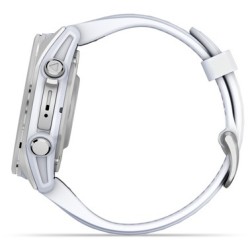 Garmin Fenix 8 Išmanusis laikrodis 43 mm AMOLED Silver with Whitestone silicone band