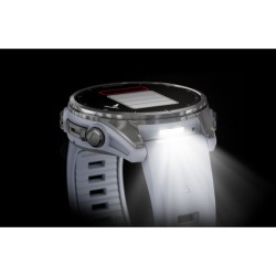 Garmin Fenix 8 Išmanusis laikrodis 43 mm AMOLED Silver with Whitestone silicone band