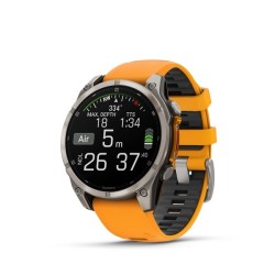 Garmin Fenix 8 Išmanusis laikrodis 47 mm AMOLED Sapphire,Titanium,Spark orange/Graphite sil. band