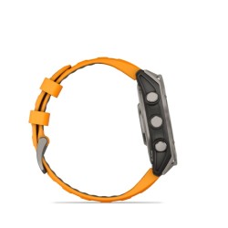 Garmin Fenix 8 Išmanusis laikrodis 47 mm AMOLED Sapphire,Titanium,Spark orange/Graphite sil. band