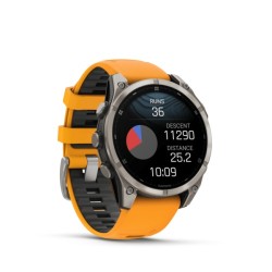 Garmin Fenix 8 Išmanusis laikrodis 47 mm AMOLED Sapphire,Titanium,Spark orange/Graphite sil. band