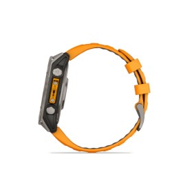 Garmin Fenix 8 Išmanusis laikrodis 47 mm AMOLED Sapphire,Titanium,Spark orange/Graphite sil. band