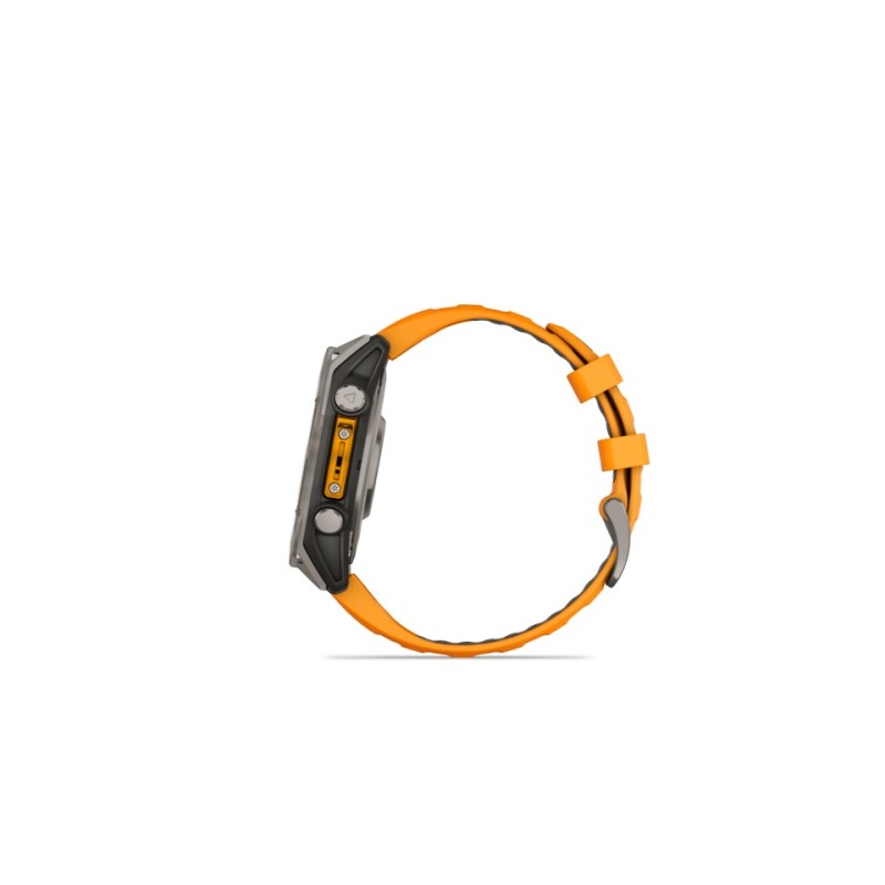 Garmin Fenix 8 Išmanusis laikrodis 47 mm AMOLED Sapphire,Titanium,Spark orange/Graphite sil. band