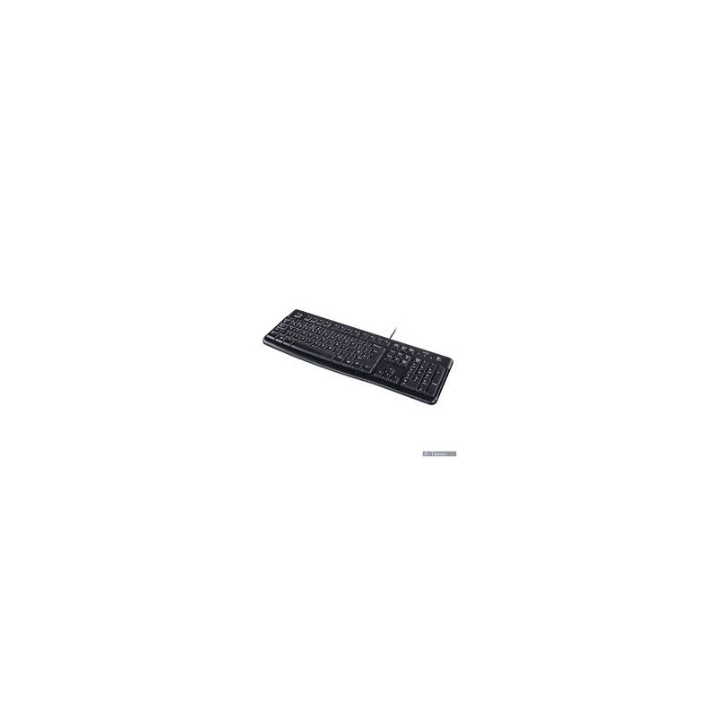 Klaviatūra laidinė Logitech K120 USB OEM - EMEA (US) (920-002479),  juoda