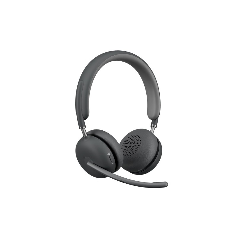 Logitech Zone Wireless 2 MS Teams Belaidės ausinės, USB-C, USB-C Bluetooth receiver, Graphite