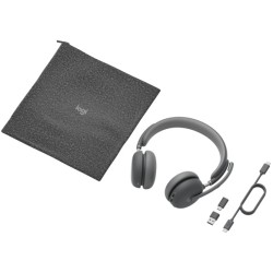 Logitech Zone Wireless 2 MS Teams Belaidės ausinės, USB-C, USB-C Bluetooth receiver, Graphite