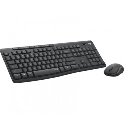 Logitech MK295 Silent Wireless Combo Belaidė klaviatūra, US Int, Graphite (SPEC)