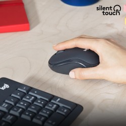 Logitech MK295 Silent Wireless Combo Belaidė klaviatūra, US Int, Graphite (SPEC)