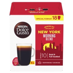 Nescafe Dolce Gusto New York Morning Blend Grande kava, 18 kapsulių dėžutėje
