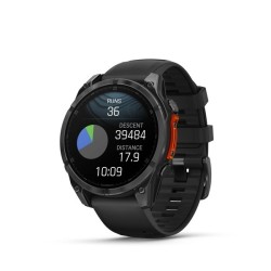 Garmin Fenix 8 Išmanusis laikrodis 47 mm AMOLED Slate Gray with Black Silicone Band