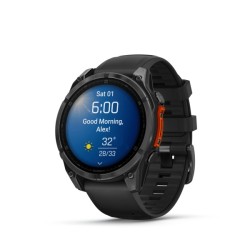 Garmin Fenix 8 Išmanusis laikrodis 47 mm AMOLED Slate Gray with Black Silicone Band