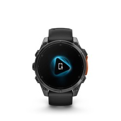 Garmin Fenix 8 Išmanusis laikrodis 47 mm AMOLED Slate Gray with Black Silicone Band