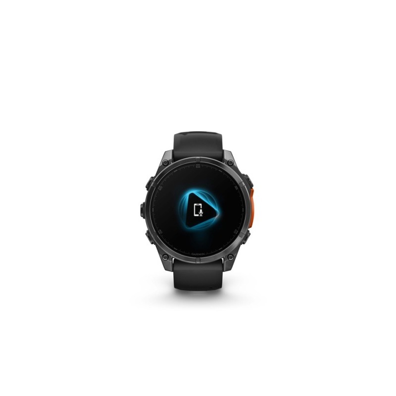 Garmin Fenix 8 Išmanusis laikrodis 47 mm AMOLED Slate Gray with Black Silicone Band