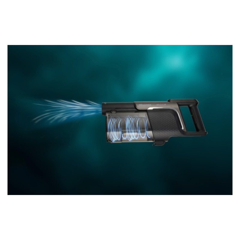 Hisense HVC646630A HI MOVE VI ADAPT Belaidis dulkių siurblys, Juoda